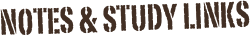 Notes & Study Links